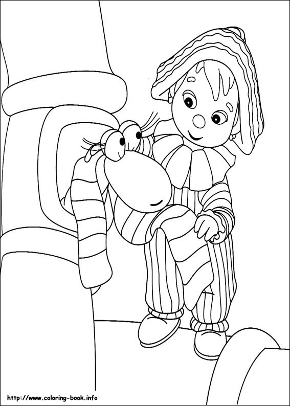 Andy Pandy coloring picture